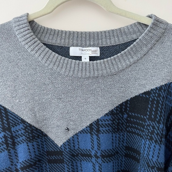 Thakoon Addition Plaid Combo Sweater Dress - Picture 6 of 16